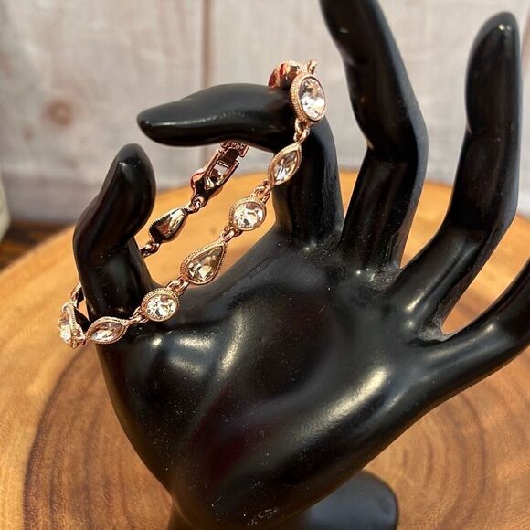 Givenchy Rose Gold Rhinestone Bracelet - Picture 2 of 2